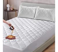 DreamNights Coprimaterasso trapuntato impermeabile anti cimici per letto matrimoniale piccolo 120 x 190 cm, super morbido 40 cm di profondità, anallergico, traspirante, ipoallergenico