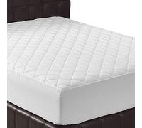 DreamNights Coprimaterasso trapuntato super king con angoli profondi 30 cm, anallergico e traspirante, colore: bianco