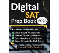 Dreampath Publications Digital SAT Prep Book 2026 (Tascabile)