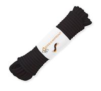 Dreamprint Espansore Corda 20 m Nero - Corda elastica versatile da 4 mm Ø per interni ed esterni - Flessibile per fissaggio carico, coperture, campeggio e attività all'aperto