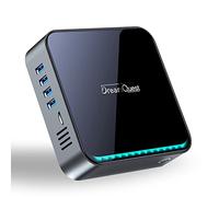 DreamQuest Mini PC Intel Alder Lake N95 (fino a 3,4 GHz) 16 GB RAM 512 GB M.2 SSD, Mini PC desktop USB 3.2/BT5.0/WiFi 5/4k HDMI Adatto per uffici commerciali