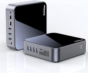 DreamQuest Mini PC Windows 11 Pro preinstallato Intel 12.Gen N95(fino a 3,4 GHz) 16 GB DDR4 RAM 512 GB M.2 SSD Micro Desktop computer,4K HDMI/USB 3.2/Gigabit Ethernet/WiFi 5/per Business Home Cinema