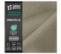 DreamRoots Ecopelle al Metro per Tappezzeria, Beige Scuro, 0.5 m