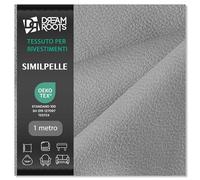 DreamRoots Ecopelle al Metro per Tappezzeria, Grigio Chiaro, 1 m