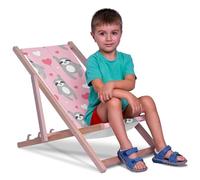 DreamRoots Sdraio Bambini Legno Sedia Mare, Modello 13, Taglia S