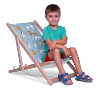 DreamRoots Sdraio Bambini Legno Sedia Mare, Modello 2, Taglia S