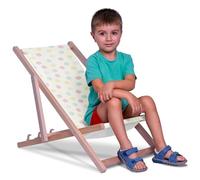 DreamRoots Sdraio Pieghevole Bambini 130kg - Sedia Pieghevole - Sdraio Legno Di Faggio - Sediolina Mare Bambini 100% poliestere 220 g/m2
