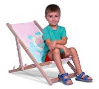 DreamRoots Sdraio Pieghevole Bambini 130kg - Sedia Pieghevole - Sdraio Legno Di Faggio - Sediolina Mare Bambini 100% poliestere 220 g/m2