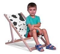 DreamRoots Sdraio Pieghevole Bambini 130kg - Sedia Pieghevole - Sdraio Legno Di Faggio - Sediolina Mare Bambini 100% poliestere 220 g/m2