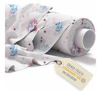 DreamRoots Stoffa cotone al metro - Tessuti a metraggio bambini - Tessuto al metro - Tessuto cotone - Stoffe per cucito creativo 160cm x 1M