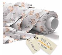 DreamRoots Stoffa cotone al metro - Tessuti a metraggio bambini - Tessuto al metro - Tessuto cotone - Stoffe per cucito creativo 160cm x 1M