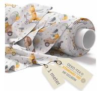 DreamRoots Stoffa cotone al metro - Tessuti a metraggio bambini - Tessuto al metro - Tessuto cotone - Stoffe per cucito creativo 160cm x 1M