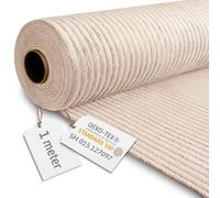 DreamRoots Tessuto di Velluto a Coste da 380 g/m² - Tessuti di Velluto 140 cm di larghezza - Tessuto Tappezzeria Vanilla Ice 1M