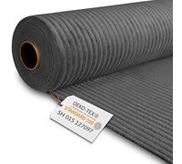 DreamRoots Tessuto di Velluto a Coste da 380 g/m² - Tessuti di Velluto 140 cm di larghezza - Tessuto Tappezzeria Granite Gray