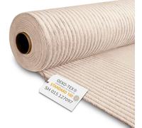 DreamRoots Tessuto di Velluto a Coste da 380 g/m² - Tessuti di Velluto 140 cm di larghezza - Tessuto Tappezzeria Vanilla Ice