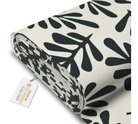 DreamRoots Tessuto Impermeabile al metro 160 cm Larghezza, 220 g/m² 600D, Stoffa per Cuscini Esterni - Artistic Abstract Leaves metro lineare