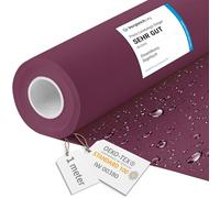 DreamRoots Tessuto Impermeabile al metro 160 cm Larghezza, 220 g/m² 600D, Stoffa per Cuscini Esterni - Borgogna 1M