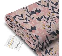 DreamRoots Tessuto Impermeabile al metro 160 cm Larghezza, 220 g/m² 600D, Stoffa per Cuscini Esterni - Calm Evening 1M