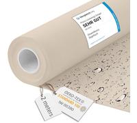 DreamRoots Tessuto Impermeabile al metro 160 cm Larghezza, 220 g/m² 600D, Stoffa per Cuscini Esterni - Crema 2M