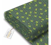 DreamRoots Tessuto Impermeabile al metro 160 cm Larghezza, 220 g/m² 600D, Stoffa per Cuscini Esterni - Forest Undergrowth metro lineare