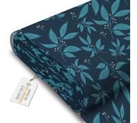 DreamRoots Tessuto Impermeabile al metro 160 cm Larghezza, 220 g/m² 600D, Stoffa per Cuscini Esterni - In the middle of the night metro lineare