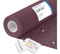 DreamRoots Tessuto Impermeabile al metro 160 cm Larghezza, 220 g/m² 600D, Stoffa per Cuscini Esterni - Prugna 1M