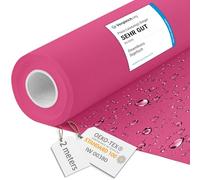 DreamRoots Tessuto Impermeabile al metro 160 cm Larghezza, 220 g/m² 600D, Stoffa per Cuscini Esterni - Rose 2M