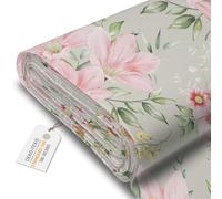 DreamRoots Tessuto Impermeabile al metro 160 cm Larghezza, 220 g/m² 600D, Stoffa per Cuscini Esterni - Smells like May metro lineare