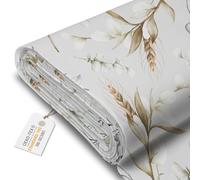 DreamRoots Tessuto Impermeabile al metro 160 cm Larghezza, 220 g/m² 600D, Stoffa per Cuscini Esterni - Winter Garden metro lineare