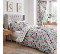 Dreams & Drapes Design - Copriletto trapuntato con frutta botanica, 200 x 230 cm, colore: verde