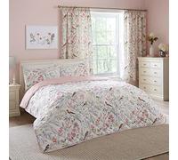 Dreams & Drapes Design - Copriletto trapuntato con motivo cumino, 200 x 230 cm, colore: rosa