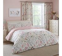 Dreams & Drapes Design - Set copripiumino reversibile con motivo cumino, colore: rosa