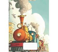 Dreams in Motion Notebook for Teens: Vintage Locomotive Journal for High School Students | Wide Ruled Composition Notebook for Notes, Writing & School