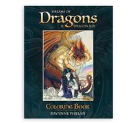 Dreams Of Dragons & Dragon Kin Coloring Book Blue Angel