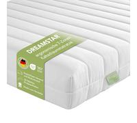 DREAMSTAR Easy Flex | Materasso ergonomico in schiuma fredda a 7 zone | certificato Öko-Tex | Durezza H2 e H3 | Arrotolabile 13 cm | Made in EU 80 x 190 cm