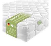 DREAMSTAR Ergo Flex Duo I Materasso ergonomico in schiuma fredda a 7 zone, altezza 16 cm, certificato Öko-Tex, grado di durezza 3 e 4 (H3 e H4), prodotto in UE I 100 x 200 cm