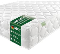 DREAMSTAR Ergo Flex XXL Duo Materasso a 7 zone, 90 x 200 cm, H3 e H4, ergonomico in schiuma fredda, ipoallergenico e antibatterico, rivestimento sfoderabile e lavabile, Öko-TEX® (22 cm, 90 x 200 cm)
