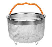 Dreamsy2019 Cestello per Cottura a Vapore per Accessori per pentole istantanee 6QT, Filtro per cestello per Vapore in Acciaio Inossidabile 304 con Manico
