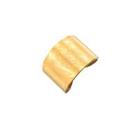 Dreamtimes Anello con medaglia di San Cristoforo per uomini, donne, fascia in acciaio inossidabile, dimensioni regolabili Gioielli religiosi ispirati alla protezione dei viaggi (Oro-2)