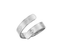 Dreamtimes Anello dei 7 chakra per donne uomini regolabile Anelli dei chakra dell'aura aperti Gioielli spirituali Regalo per la meditazione yoga Energia zen (Argento)