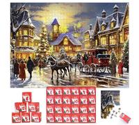 Dreamtop Calendario dell'Avvento puzzle per adulti 2025 Natale - 1008 pezzi Calendario dell'Avvento puzzle Natale regali per uomini e donne