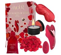 Dreamtoys Amour - set vibratore con slip (rosso)