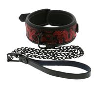 Dreamtoys Blaze - collare e guinzaglio (rosso)