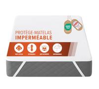 Dreamway Coprimaterasso Singolo 90x190 cm - Impermeabile, cotone Oeko-Tex, coprimaterasso resistente con 4 angoli elastici - Per materassi fino a 28 cm