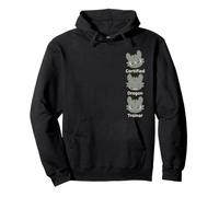 DreamWorks Dragons A Little Feisty Toothless Front & Back Felpa con Cappuccio
