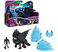 Dreamworks Dragons Drachenjäger Hicks e senzadente, Drago con Personaggi Vichinghi e Accessori, per Bambini dai 4 Anni in su, Giocattolo d'azione, Multicolore, 0, 6060913