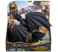 DreamWorks Dragons, Dragon Trainer, Draghi da Battaglia, Sdentato Sputafuoco, con Effetti Sonori, Drago da 33 cm, Giocattoli per Bambini e Bambine, 4+ Anni