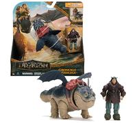 Dragons- DreamWorks Figure Movie Med Gronckle Fishlegs, Multicolore, 6074006