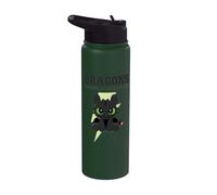 DreamWorks Dragons Everybody Loves Toothless Front & Back Stainless Steel Insulated Water Bottle