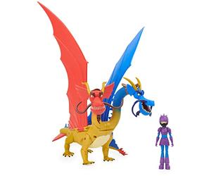 DreamWorks Dragons, Grande figura Wu e Wei e Jun, The Nine Realms, giocattolo per bambini